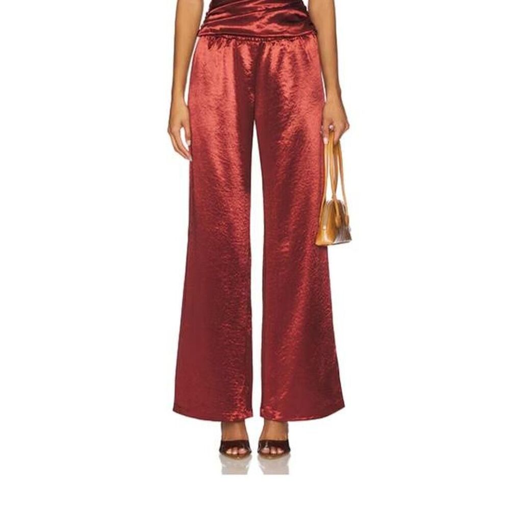 Banana-republic Women's Red and Burgundy Trousers